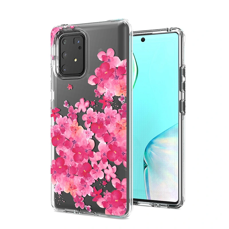 2020 All Models PC TPU Mobile Phone Case Pretty Printed Clear Mobile Covers for Samsung A91 S10 Lite