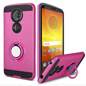 China phone accessories 360 degree full cover case  cellular phone accessory For MOTOE5 plus