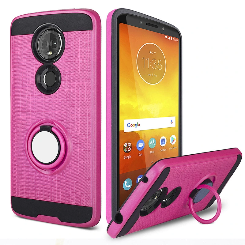 China phone accessories 360 degree full cover case  cellular phone accessory For MOTOE5 plus