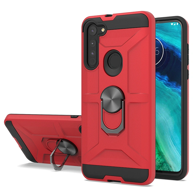Ring holder back cover phone case For Motorola G8 One Hyper E6 Play G Power 2020