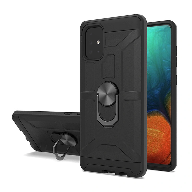 360 Cell Phone Cover Ring Car Kickstand Case For Samsung A01 A51 A515 A71 S10 Lite A91 M80S A21 A11