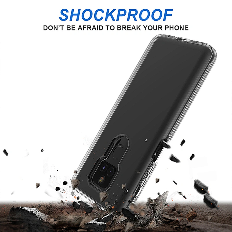 Transparent custom high clear phone covers wholesale back case for Moto G play power 2021