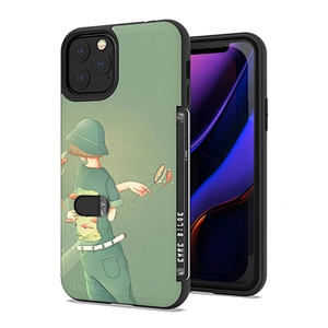 Multifunctional put in your credit card slot custom mobile phone back cover for iPhone 11 Pro Max
