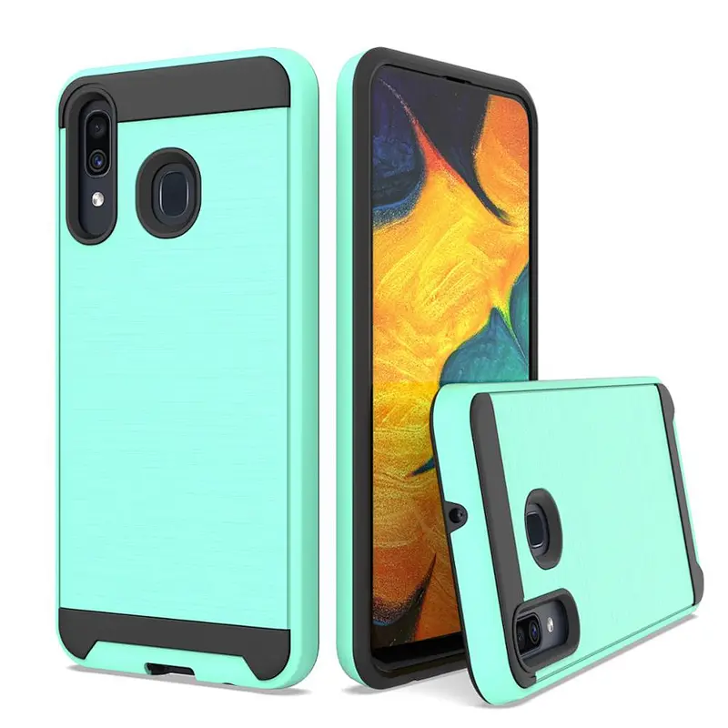 New Arrivals Brushed Carbon Fiber Phone Cover Cell Phone Case for Samsung A01 A10 A20 A30 A50