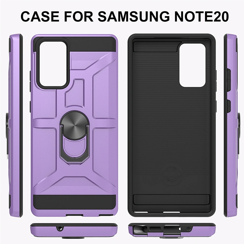 Blister box packaging cell phone case with ring for Samsung Note10 Lite Plus 20 Ultra