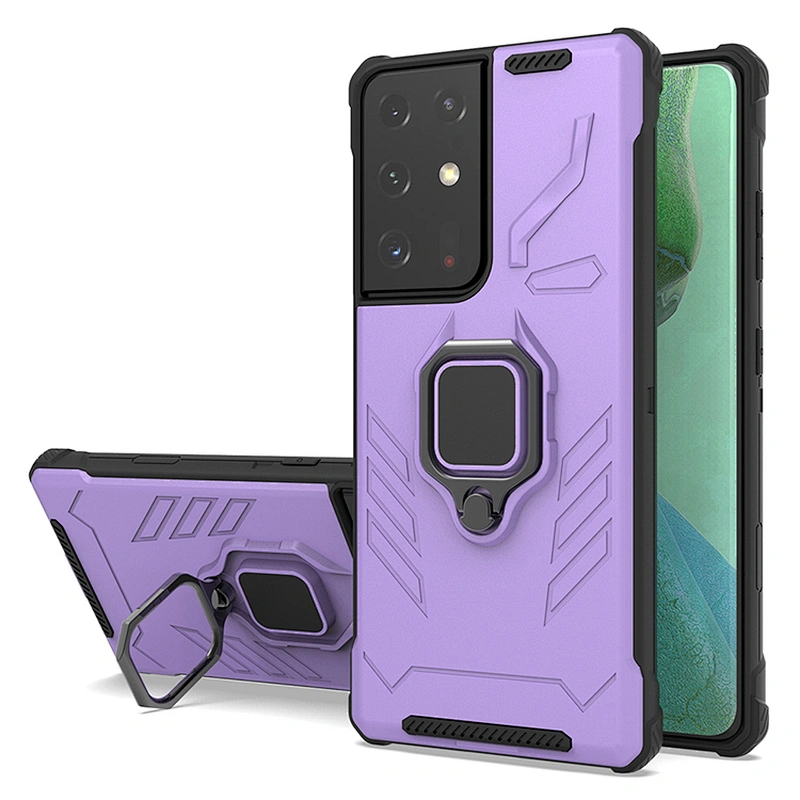 Cubierta Del Telefono Wholesale Magnetic Ring Cover Phone Case For Samsung S30 Ultra S21
