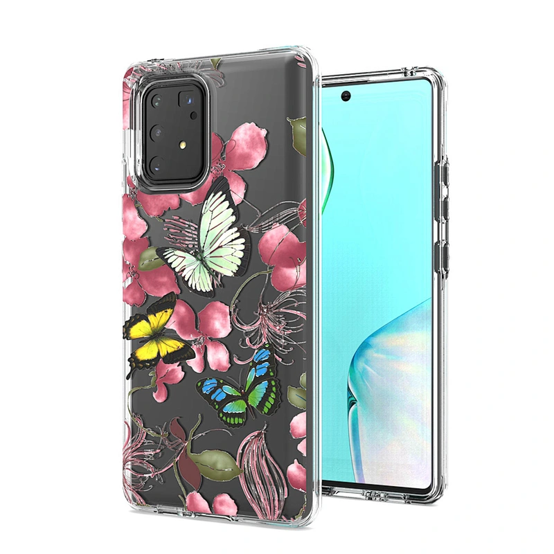 2020 All Models PC TPU Mobile Phone Case Pretty Printed Clear Mobile Covers for Samsung A91 S10 Lite