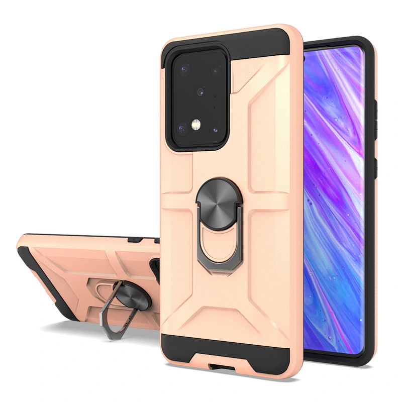 For Samsung A10E A20E 360 Rotatable Smart Phone Cover with Metal Ring Matte Finish Surface