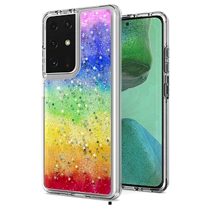 2021 Custom sparkle epoxy giltter bling cell phone cases for Samsung Note 20 cases S21 plus