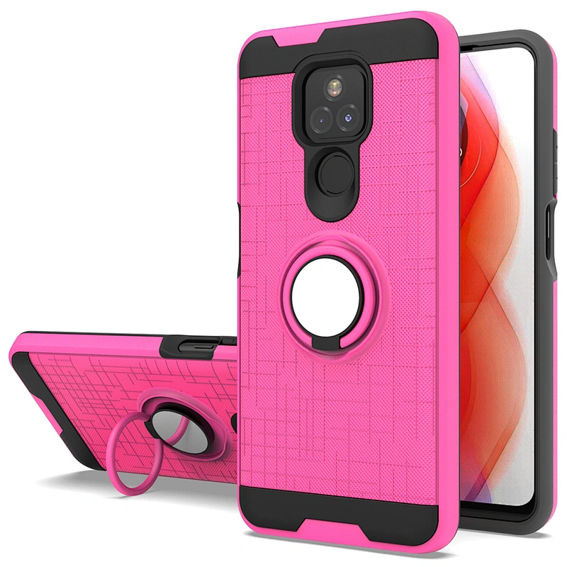 China cellphone accessories phone cover case with ring stand for Mototola G Power Stylus Play 2021