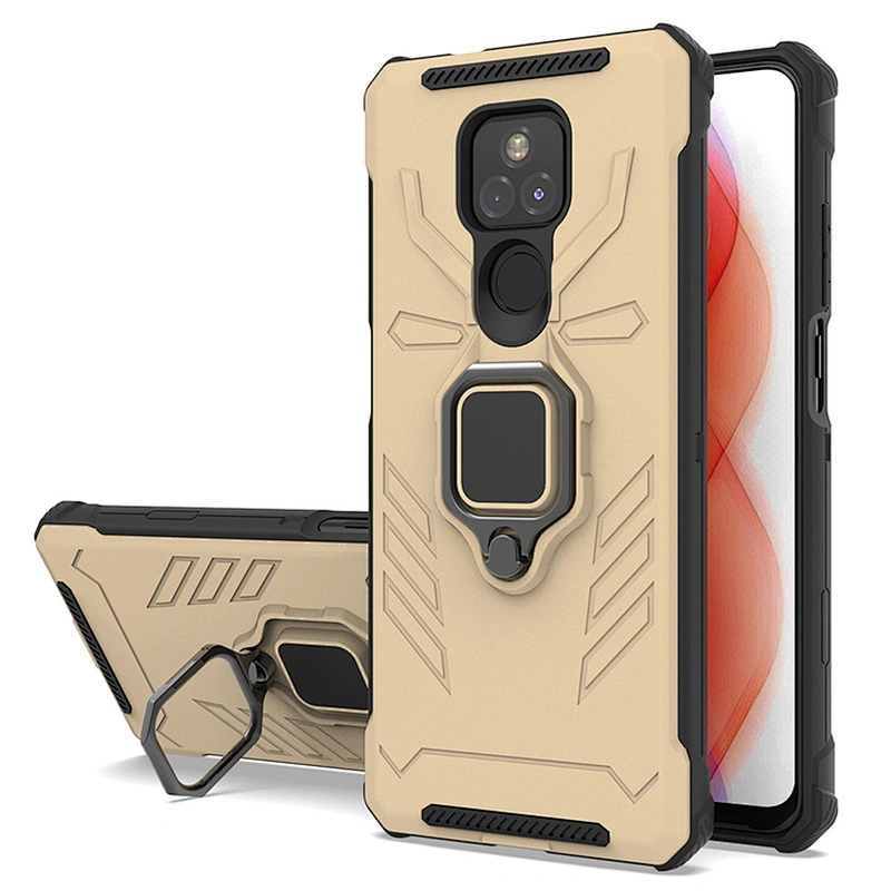 360 Ring Magnetic Phone Case Cover With Stand Holder For Motorola G Play 2021 Power Stylus