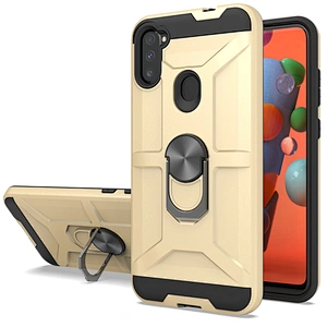 Wholesale shockproof cell phone case with ring holder for Samsung A51 A71 A21 A11