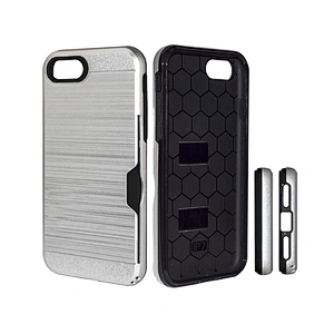 Guangzhou Factory Back Cover Hidden Card Slot Cell Phone Case For iPhone 6S 7 8 Plus X XR XS Max