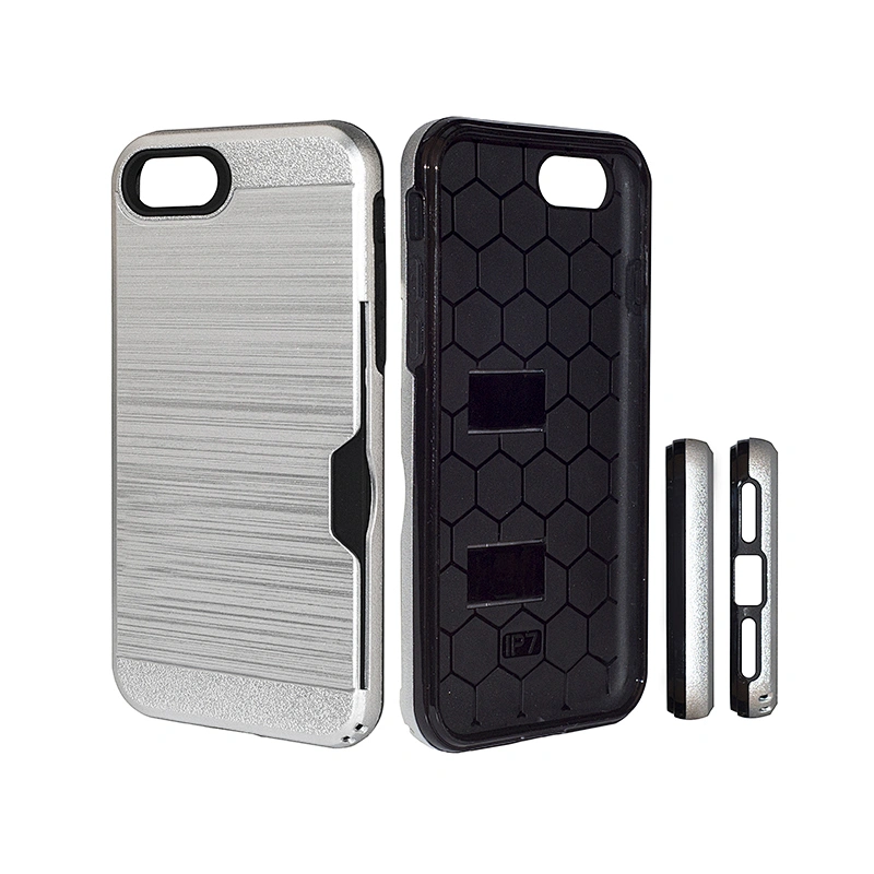 Guangzhou Factory Back Cover Hidden Card Slot Cell Phone Case For iPhone 6S 7 8 Plus X XR XS Max