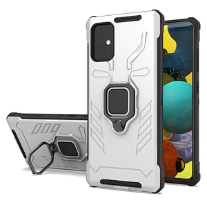 Factory Supply Directly Cell Phone Case Metal Ring Kickstand Cover for Samsung A51 A71 A21S