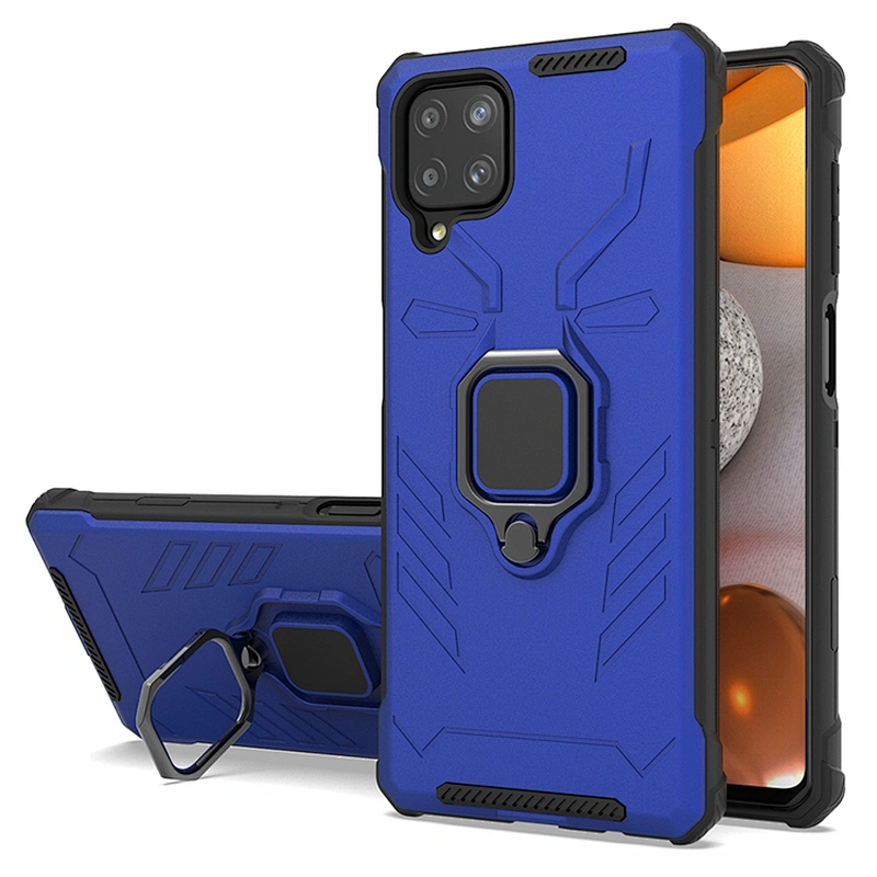 Hot sale shock proof kickstand ring phone case for Samsung A12 A02S A32 A52