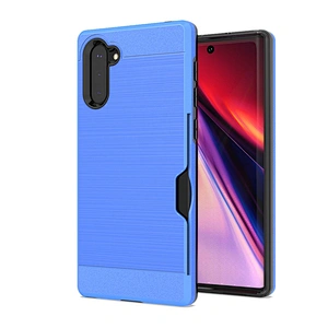 China factory 2 in 1 Various of colors Card Slot phone case For Samsung S10E Plus A10E A20 Note 10 Pro