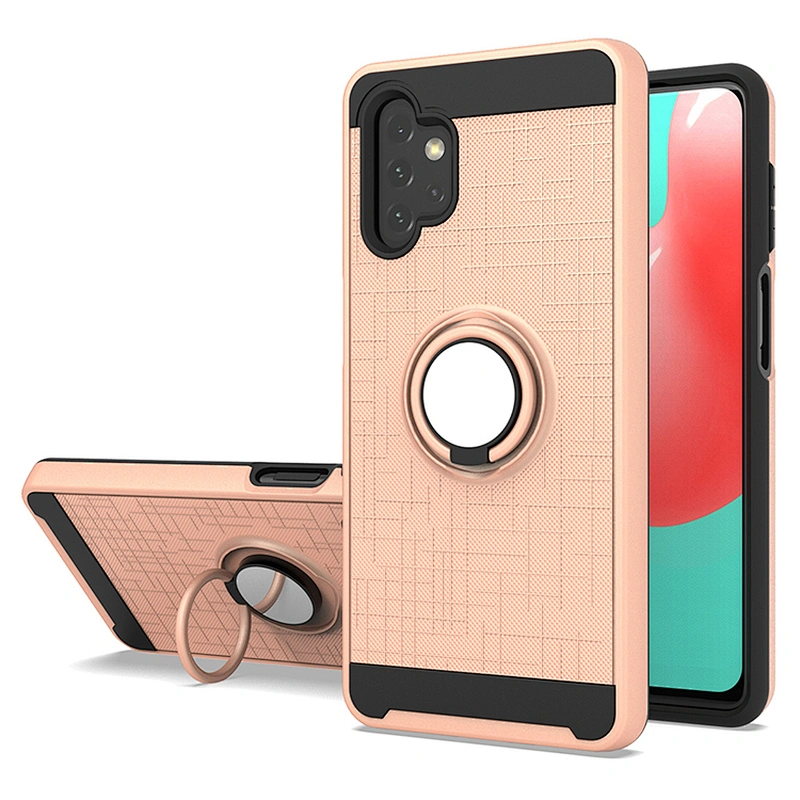 360 Rotatable Ring Holder Kickstand Covers Phone Case For Samsung A32 A12 S30 Ultra Plus