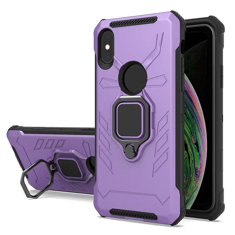 With Ring Holder Car Bracket Phone Cover For Motorola P40 Power G8 Plus G Power 2020