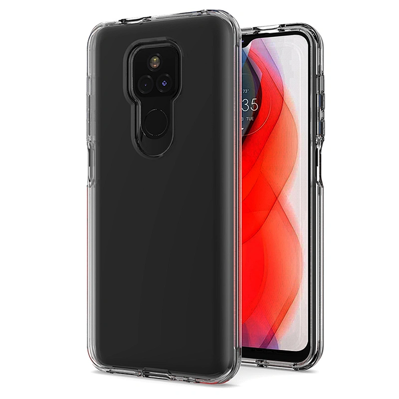 Transparent custom high clear phone covers wholesale back case for Moto G play power 2021