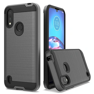 Anti Slip Customized Logo Brushed Metal Cell Phone Cases For Motorola Moto G8 E7 G8 Power lite E6S
