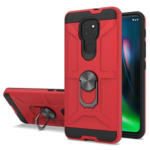 Customized Logo Ring Holder Bracket Mobile Phone Cases For Motorola E6S one fusion G9 PLUS