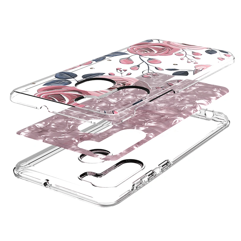 Shell Paper Covers Double Layer Mobile Cell Phone Case For Samsung A01 Core Note 20 Ultra A21S S20 FE