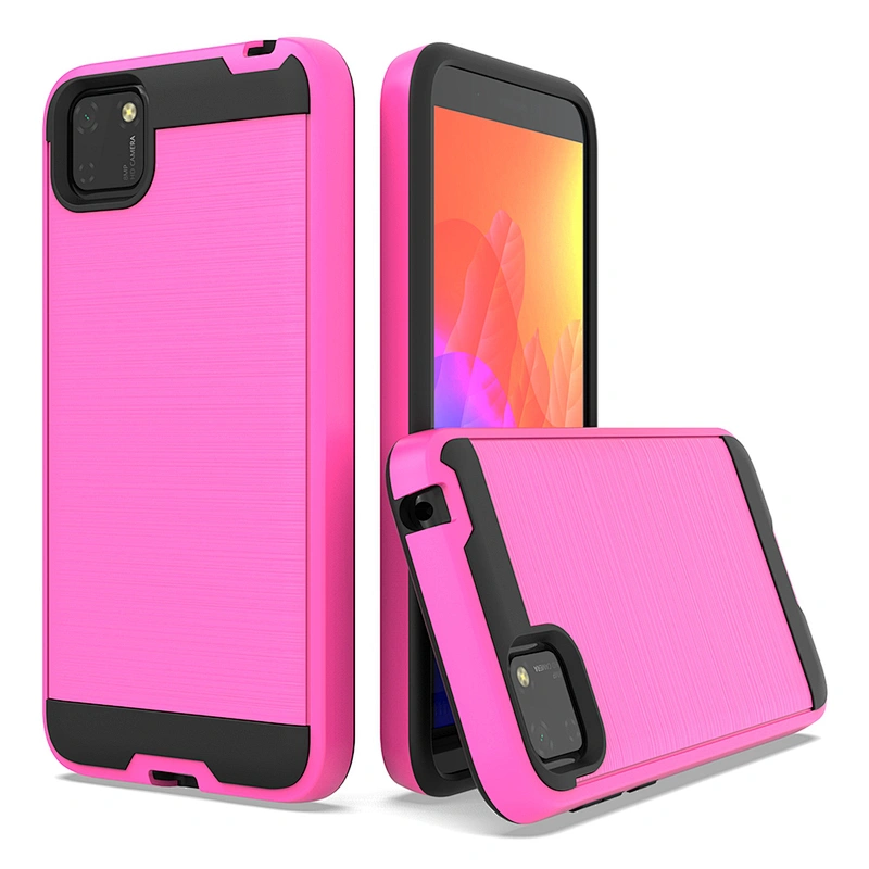 2020 Brushed Metal Surface Customised Logo Phone Cover For Huawei P40 Lite Y6P Y7P Y5P 2020