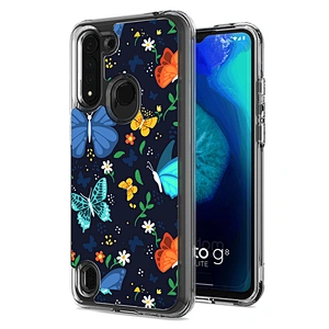 Fundas modernas para celular android imd electroplated printed phone case for Motorola G8 Power Lite