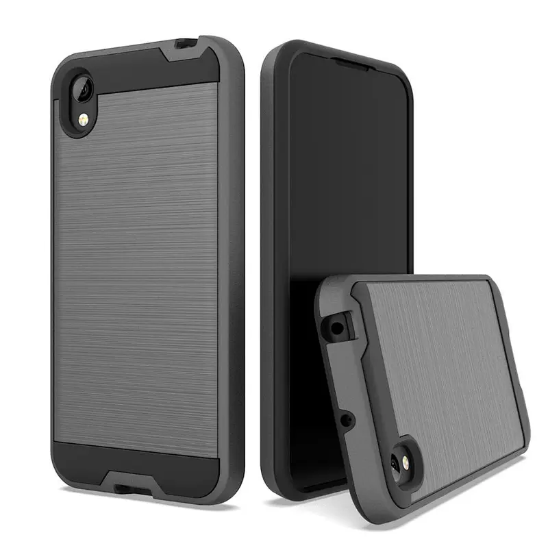 brushed metal case for Huawei Y7 2019/Y7 PRO 2019/Y7 PRIME 2019 for veruse case cover