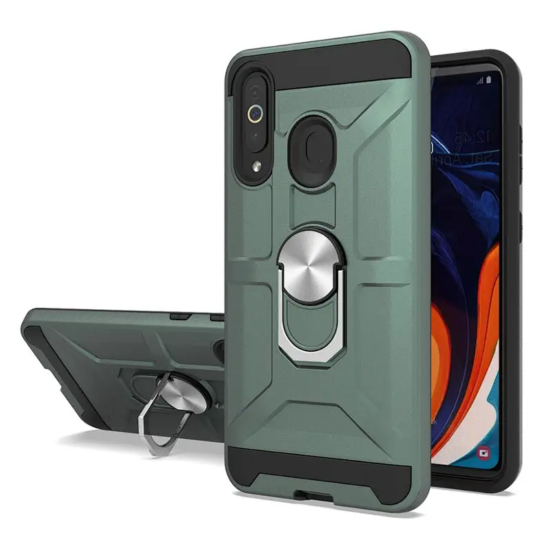Hot selling Custom Design 2 in 1 kickstand Cell Phone Case For Samsung A60 A11 A21 A10E