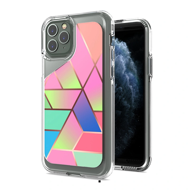 Electronic Plating Marble Printed Anti-scratch IMD Phone Case Housing for Apple iPhone 11 Pro