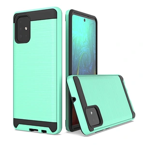 Supplier Brushed Metal Surface Phone Covers For Samsung A31 A71 A21S Note 20 Ultra A01 Core