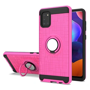 Guangzhou factory stylish telephone cover phone case with ring for Samsung Galaxy A31