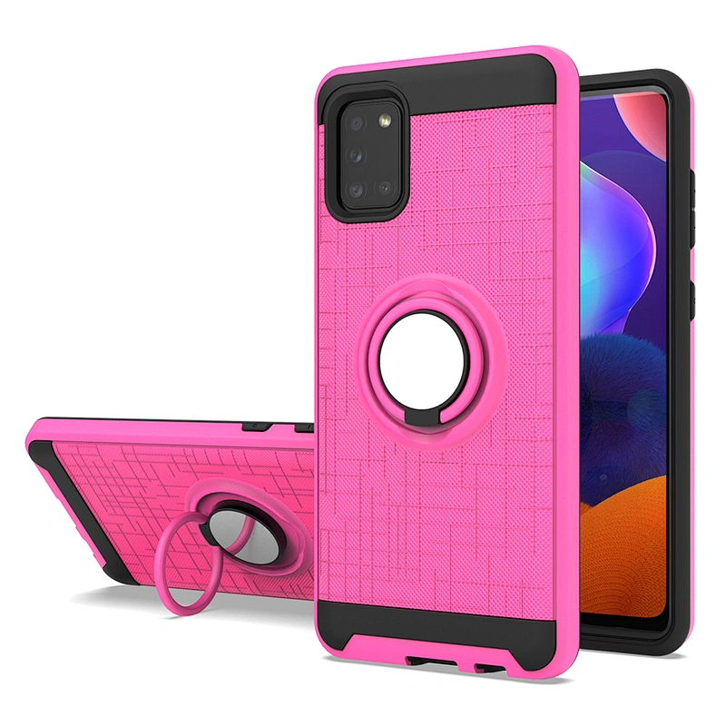 Guangzhou factory stylish telephone cover phone case with ring for Samsung Galaxy A31