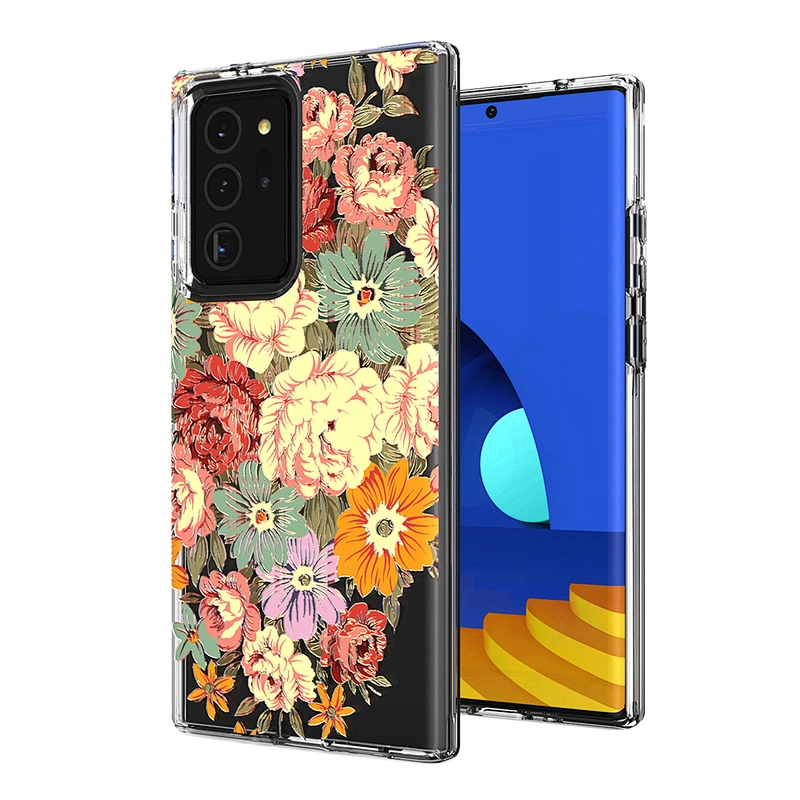 OEM ODM Flower Custom Printed Cell Phone Case Back Cover For Samsung A01 Core Note 20 Ultra S20 FE