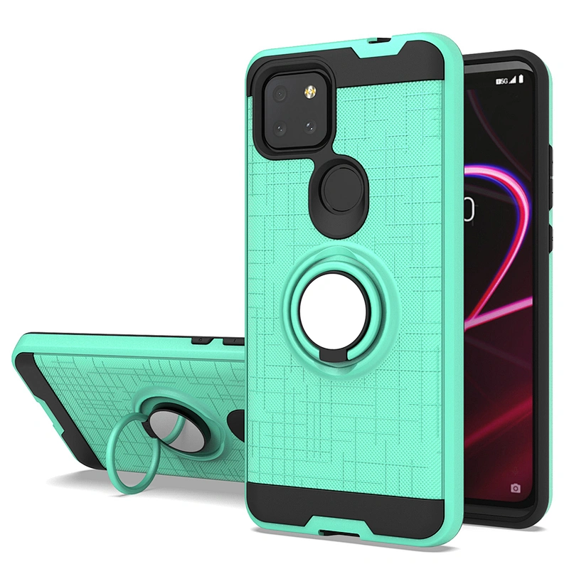 Supplier multi Colors Car Bracket With Ring Holder Kickstand Phone Cases For TCL revvl 4 Plus 5G