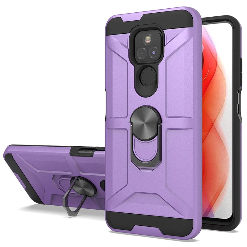 Shock proof cell phone cases mobile covers cellular with ring kickstand for Mototola G Power Stylus Play 2021