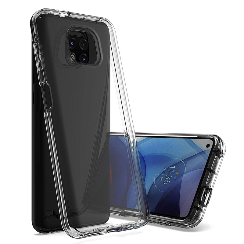 Popular wholesale tpu pc clear phone case covers for Mototola G Stylus Play Power 2021