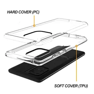 wholesale Hot selling Low MOQ clear phone case cover for Samsung A91 A81 A71 A51 A21 A01