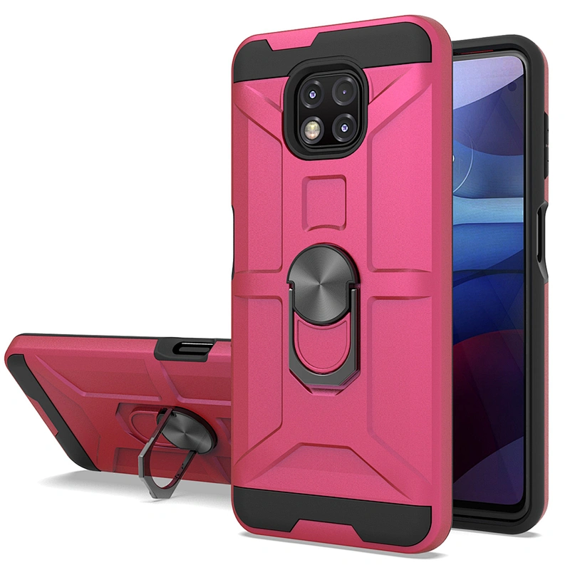 Factory direct supply ring kickstand cover phone cases for Mototola G Stylus Play Power 2021