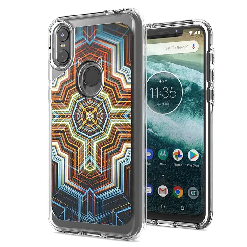Customized Mobile Phone case for MOTO P30 play,IMD technology Phone Case for MOTO P30 play