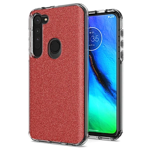 Fashionable gold color glitter phone case cover for Motorola Moto G8 Plus Power G Stylus