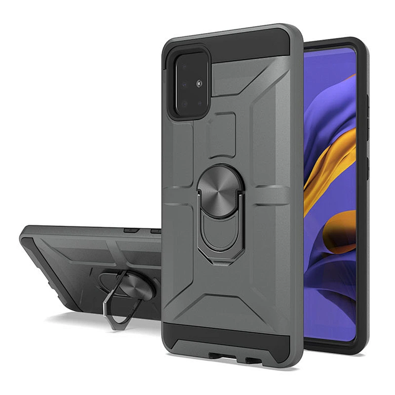Best selling shockproof cell phone cases with ring for Samsung A51 A71 A81 A91 case