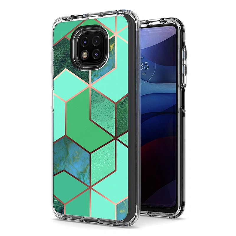 Shockproof cases para celulares imd marble design printed phone cover for Motorola G Power Play Stylus 2021