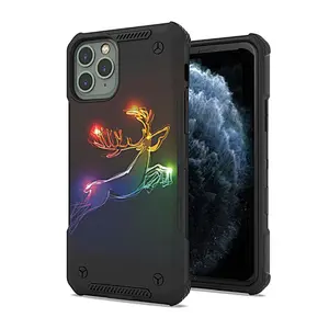Merry Christmas Custom TPU PC  Phone Case For IPhone 11 Pro