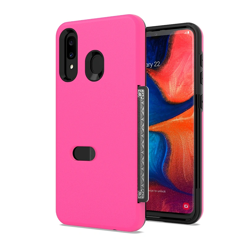 Popular Card Slot Mobile Back Covers Accessories Phone Case For Samsung A20 A30 A50 Note 10 Pro