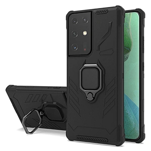 shockproof hybrid magnetic ring phone case for Samsung S21 plus cases