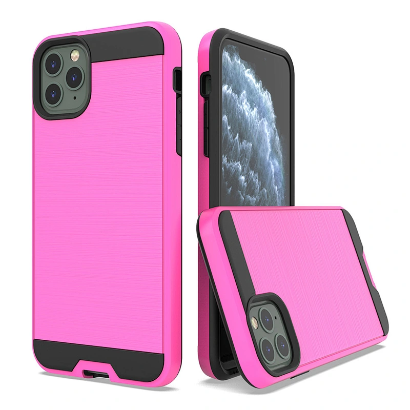 Best Quality Anti-crash TPU PC 2 in 1 Brushed Printed Cell Phone Cover for Iphone 11 Pro Max