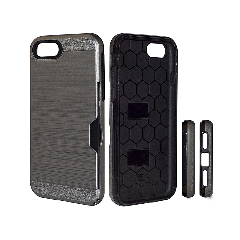 Guangzhou Factory Back Cover Hidden Card Slot Cell Phone Case For iPhone 6S 7 8 Plus X XR XS Max